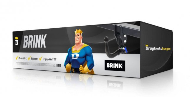 Dragkrok BYD Atto 2 / Atto 3 Brink - Avtagbar