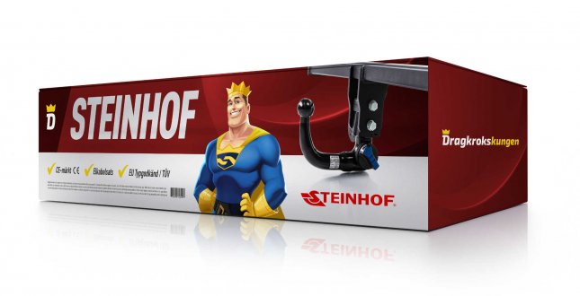 Dragkrok Ford Fiesta Steinhof - Avtagbar